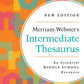 Merriam-Webster's Intermediate Thesaurus cover