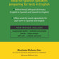 Merriam-Webster's Word-for-Word Spanish-English Dictionary back cover