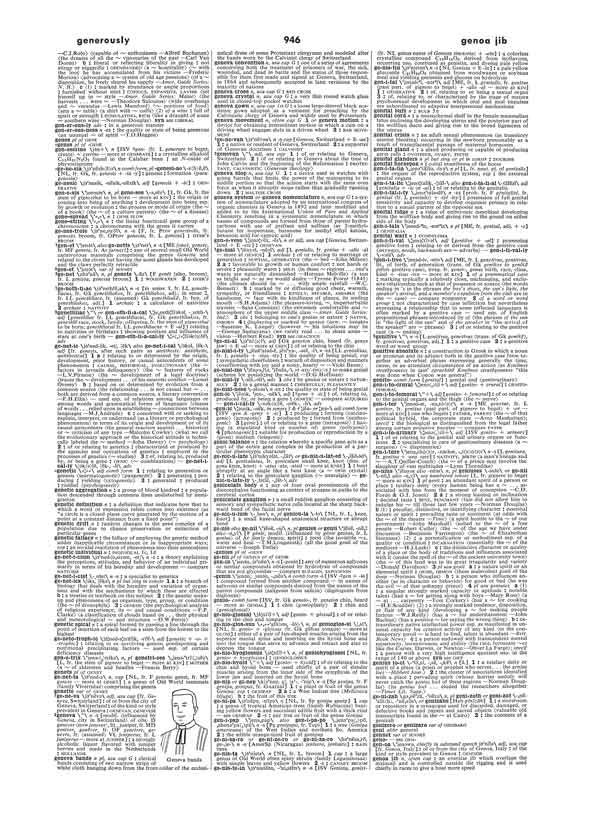 Webster's Third New International Dictionary, Unabridged page 946