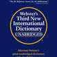 Webster's Third New International Dictionary, Unabridged cover